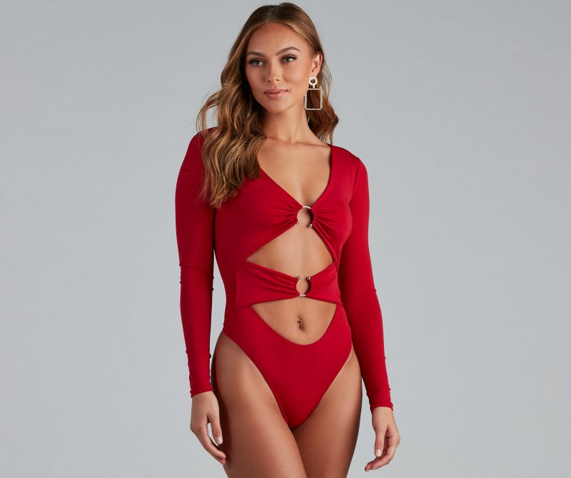 TableClothsUs The One Double O-Ring Bodysuit