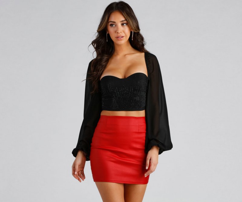 TableClothsUs Reign In The Night Heatstone Chiffon Top