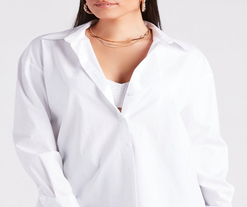 TableClothsUs Beachside Beauty Button-Down Top