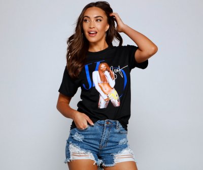 TableClothsUs Dance Again JLo Graphic Tee Shirt