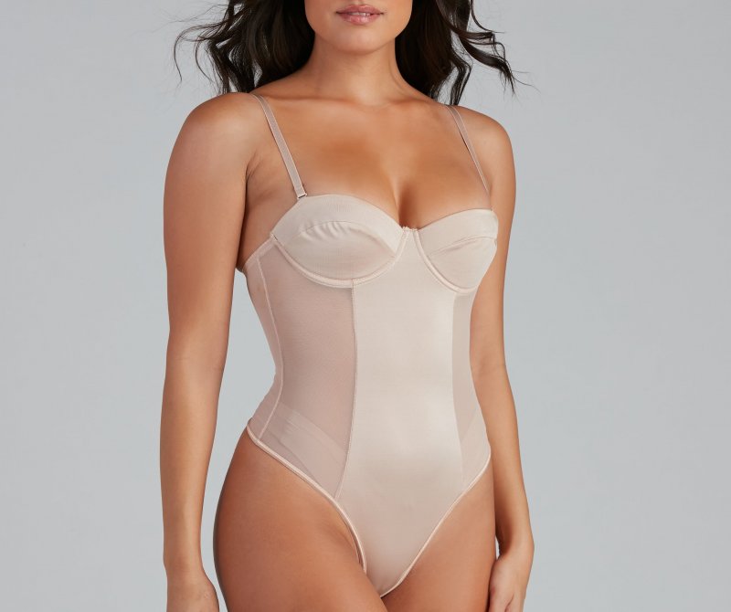 TableClothsUs Sultry Impression Bustier Mesh Shaper