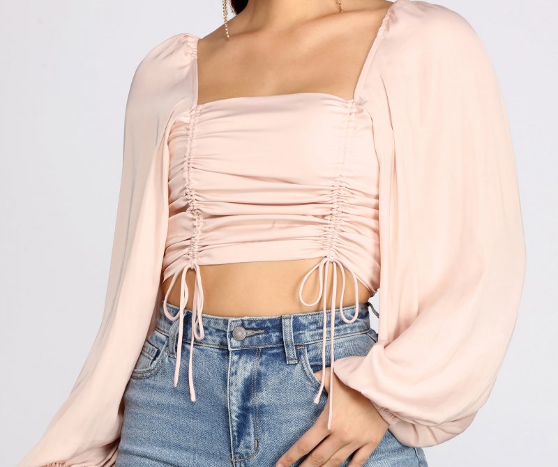 TableClothsUs Got That Chic Vibe Crop Top