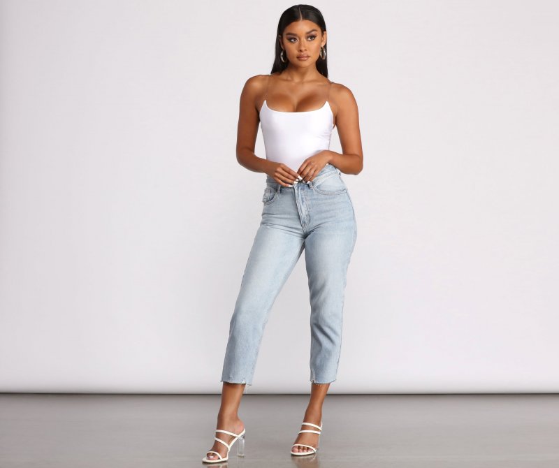 TableClothsUs Clearly On Trend Knit Bodysuit