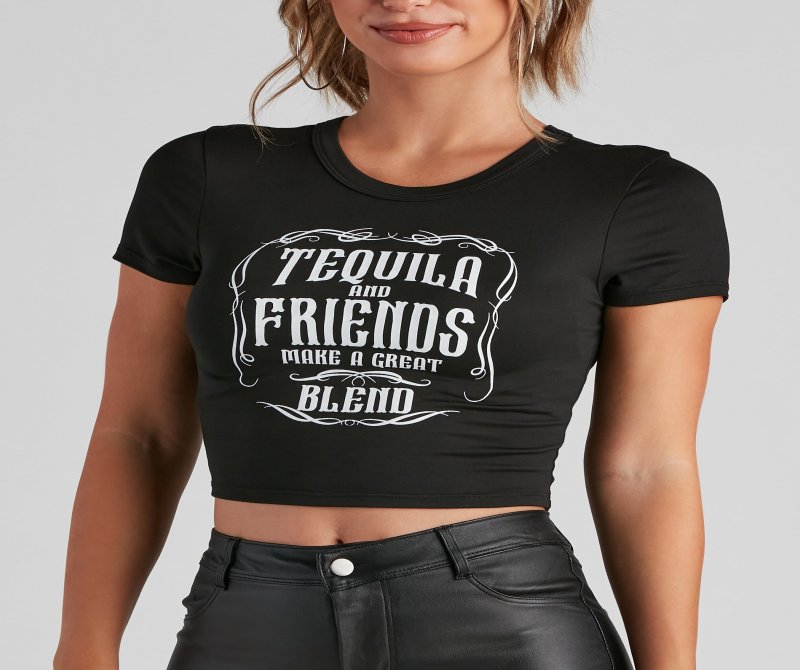 TableClothsUs Tequila And Friends Graphic Tee